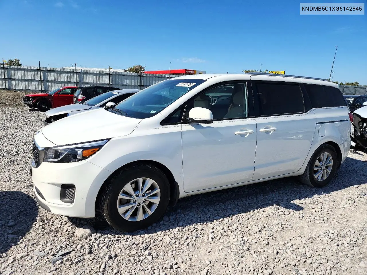 2016 Kia Sedona VIN KNDMB5C1XG6142845 фото 1
