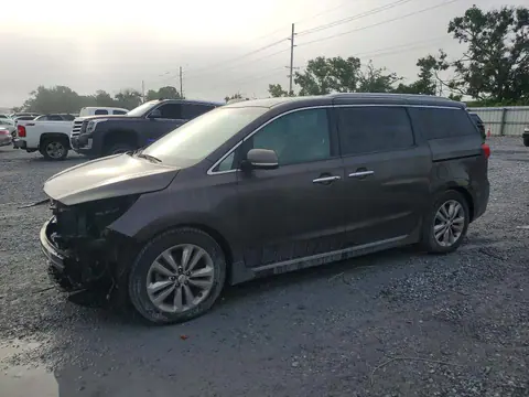 KNDME5C19H6274374 — 2017 Kia Sedona, Передняя часть (Front End), фото до ремонта