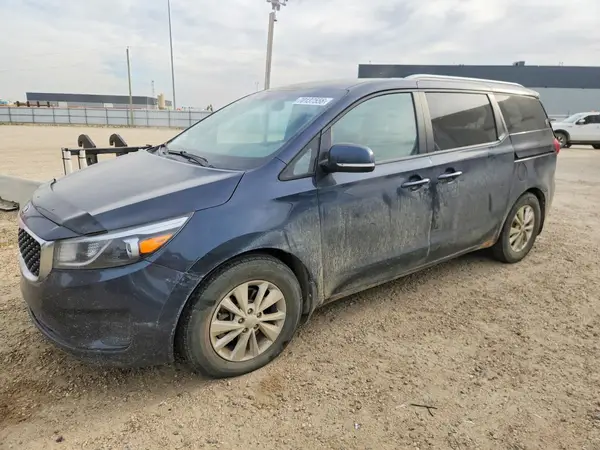 KNDMB5C18H6258739 — 2017 Kia Sedona, Задняя часть (Rear End), фото до ремонта