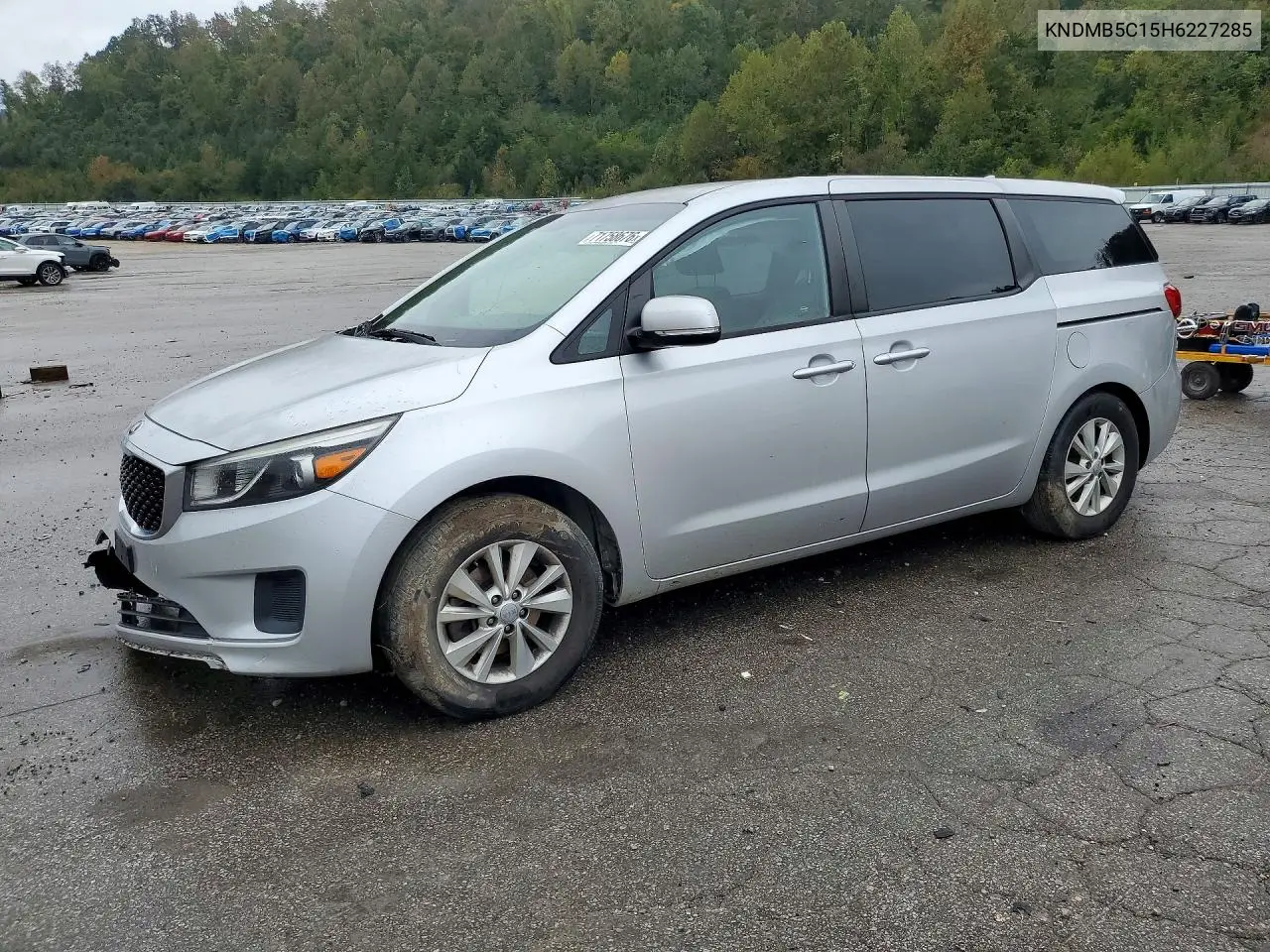2017 Kia Sedona Lx VIN KNDMB5C15H6227285 фото 1
