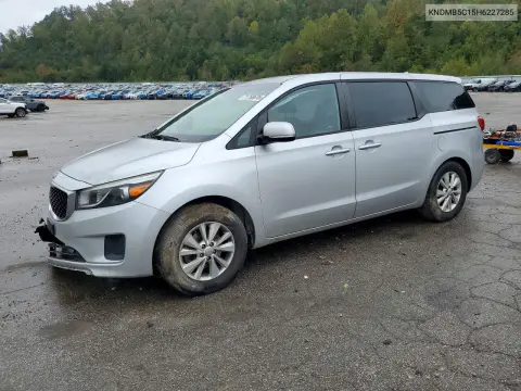 KNDMB5C15H6227285 — 2017 Kia Sedona, Передняя часть, фото до ремонта