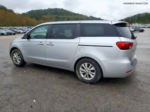 2017 Kia Sedona Lx VIN KNDMB5C15H6227285 фото 2