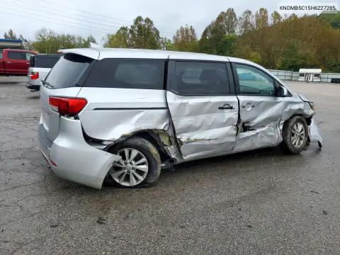 2017 Kia Sedona Lx VIN KNDMB5C15H6227285 фото 3