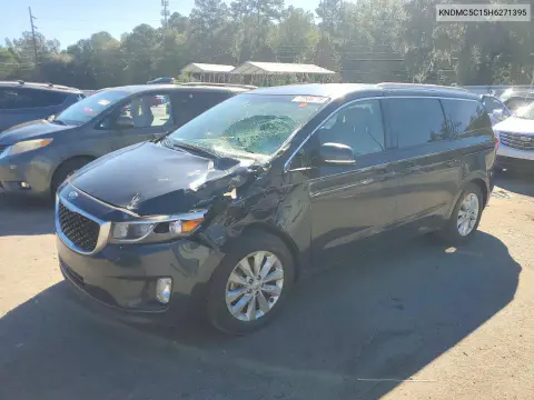 KNDMC5C15H6271395 — 2017 Kia Sedona, Сторона, фото до ремонта