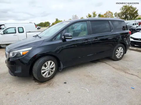 KNDMB5C14H6328396 — 2017 Kia Sedona, Передняя часть, фото до ремонта
