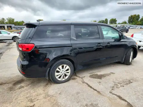 KNDMB5C14H6328396 — 2017 Kia Sedona, фото 3 с аукциона Copart, Передняя часть