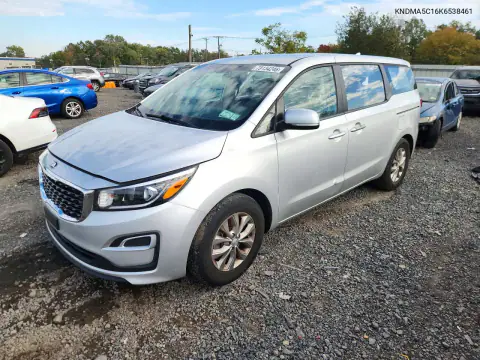 KNDMA5C16K6538461 — 2019 Kia Sedona, Механические повреждения, фото до ремонта