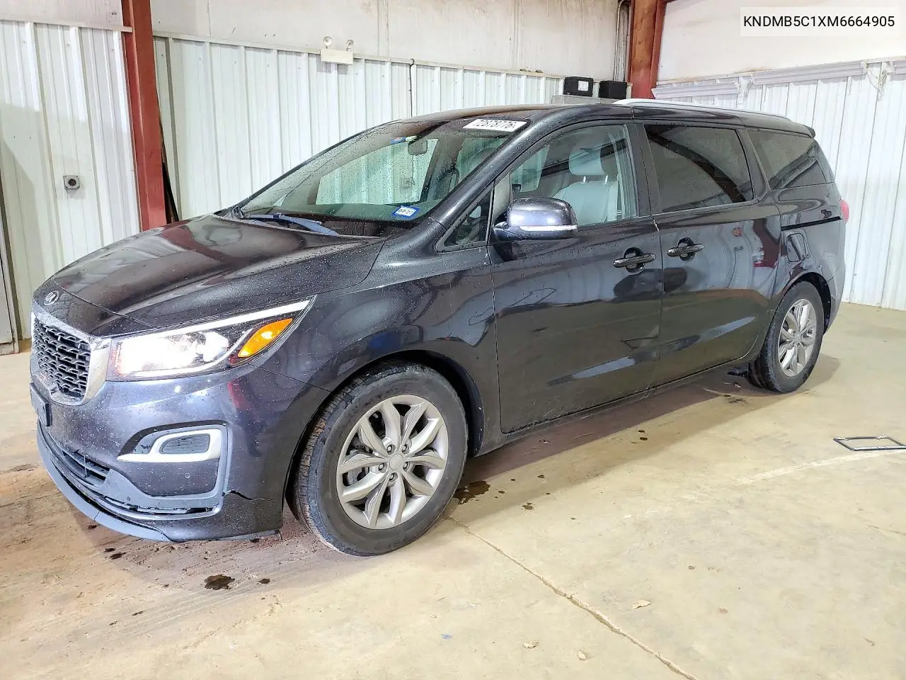 KNDMB5C1XM6664905 Kia Sedona 2021 — повреждение Механические повреждения, фото до ремонта