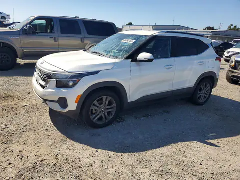 KNDEU2AA1M7056510 — 2021 Kia Seltos, Передняя часть (Front End), фото до ремонта
