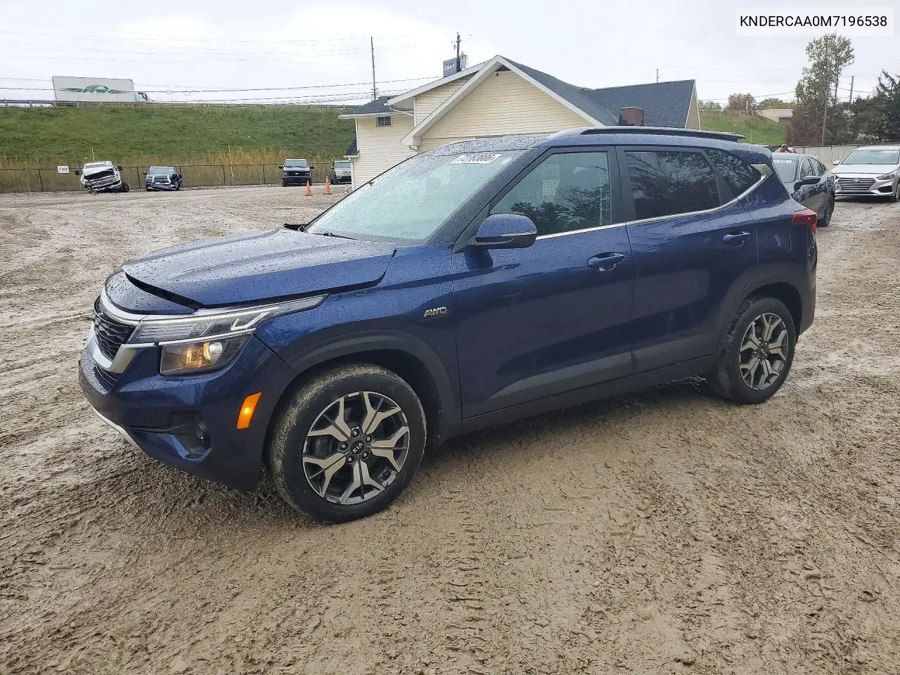 KNDERCAA0M7196538 Kia Seltos 2021 — повреждение Передняя часть, фото до ремонта