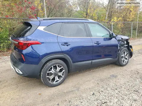 KNDERCAA0M7196538 — 2021 Kia Seltos, фото 3 с аукциона Copart, Передняя часть