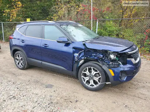 KNDERCAA0M7196538 — 2021 Kia Seltos, фото 4 с аукциона Copart, Передняя часть