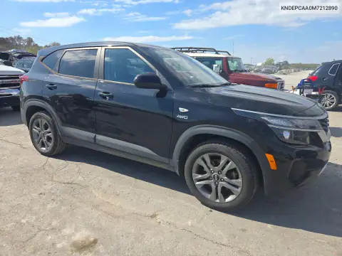 KNDEPCAA0M7212890 — 2021 Kia Seltos, фото 4 с аукциона Copart, Мелкие вмятины и царапины