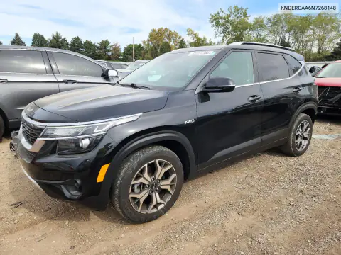 KNDERCAA6N7268148 — 2022 Kia Seltos, Задняя часть, фото до ремонта