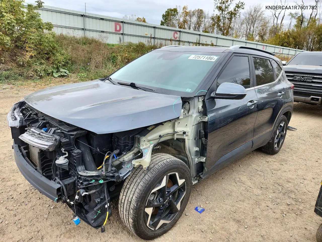 KNDERCAA1R7601782 Kia Seltos 2024 — повреждение Передняя часть, фото до ремонта