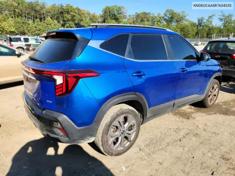 KNDEUCAA0R7634335 — 2024 Kia Seltos, фото 3 с аукциона Copart, Передняя часть