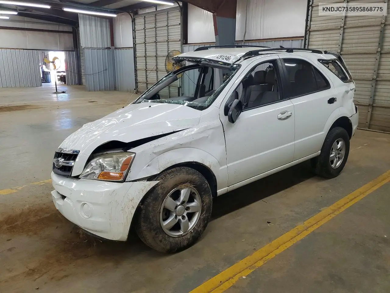 KNDJC735895868775 Kia Sorento 2009 — повреждение Повреждения со всех сторон, фото до ремонта