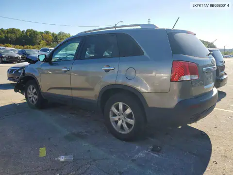2011 Kia Sorento Lx VIN 5XYKT4A18BG080014 фото 2