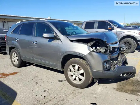 2011 Kia Sorento Lx VIN 5XYKT4A18BG080014 фото 4