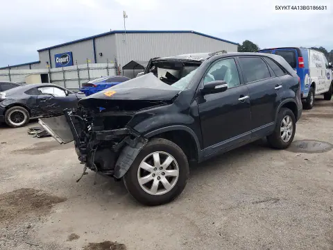 5XYKT4A13BG186631 — 2011 Kia Sorento, Сторона, фото до ремонта