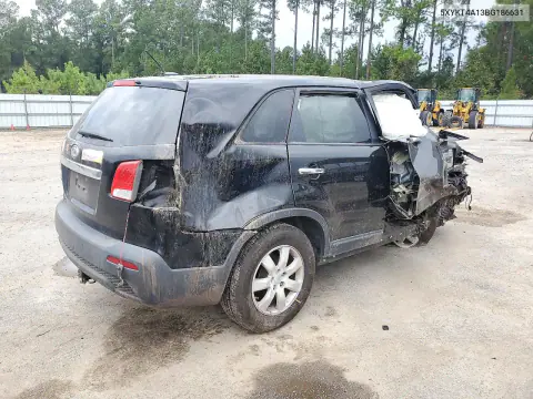 2011 Kia Sorento Lx VIN 5XYKT4A13BG186631 фото 3