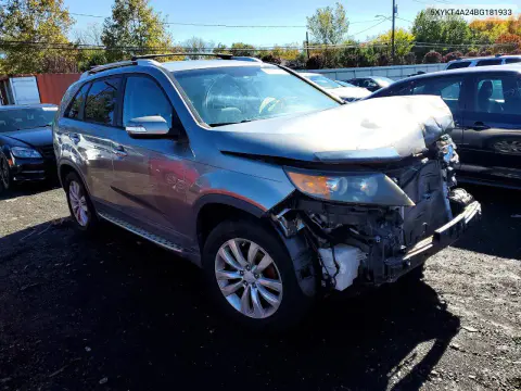 2011 Kia Sorento Lx VIN 5XYKT4A24BG181933 фото 4