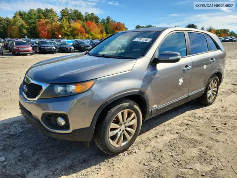 5XYKUCA19BG014837 — 2011 Kia Sorento, Мелкие вмятины и царапины, фото до ремонта