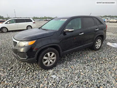 5XYKT3A10CG233061 — 2012 Kia Sorento, Передняя часть, фото до ремонта