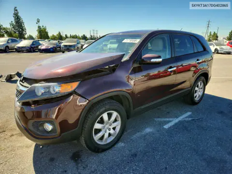 2013 Kia Sorento Lx VIN 5XYKT3A17DG402865 фото 1