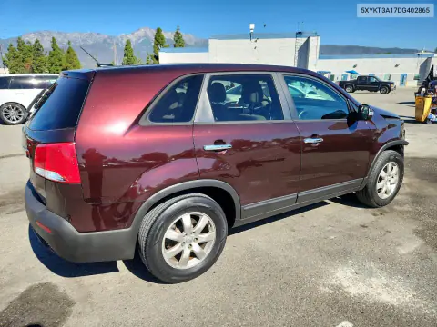 2013 Kia Sorento Lx VIN 5XYKT3A17DG402865 фото 3