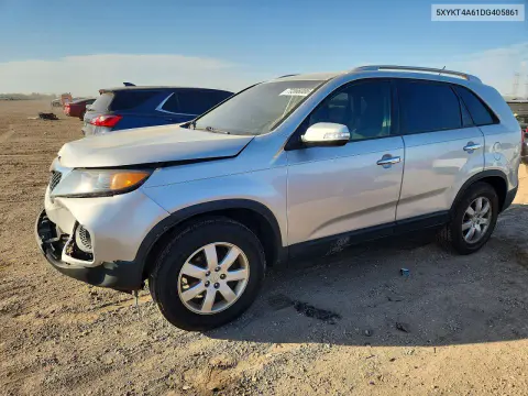 5XYKT4A61DG405861 — 2013 Kia Sorento, Передняя часть, фото до ремонта
