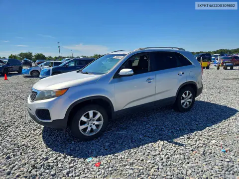 5XYKT4A22DG309802 — 2013 Kia Sorento, Вандализм, фото до ремонта