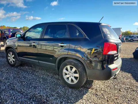 2013 Kia Sorento Lx VIN 5XYKT3A17DG339931 фото 2