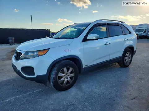 5XYKTDA29DG319078 — 2013 Kia Sorento, Передняя часть, фото до ремонта