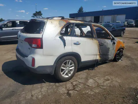 5XYKTCA69EG440272 — 2014 Kia Sorento, фото 3 с аукциона Copart 23.10.2026, Пожар
