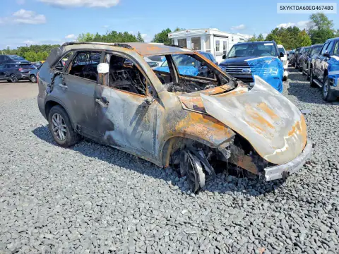 5XYKTDA60EG467480 — 2014 Kia Sorento, фото 4 с аукциона Copart, Пожар
