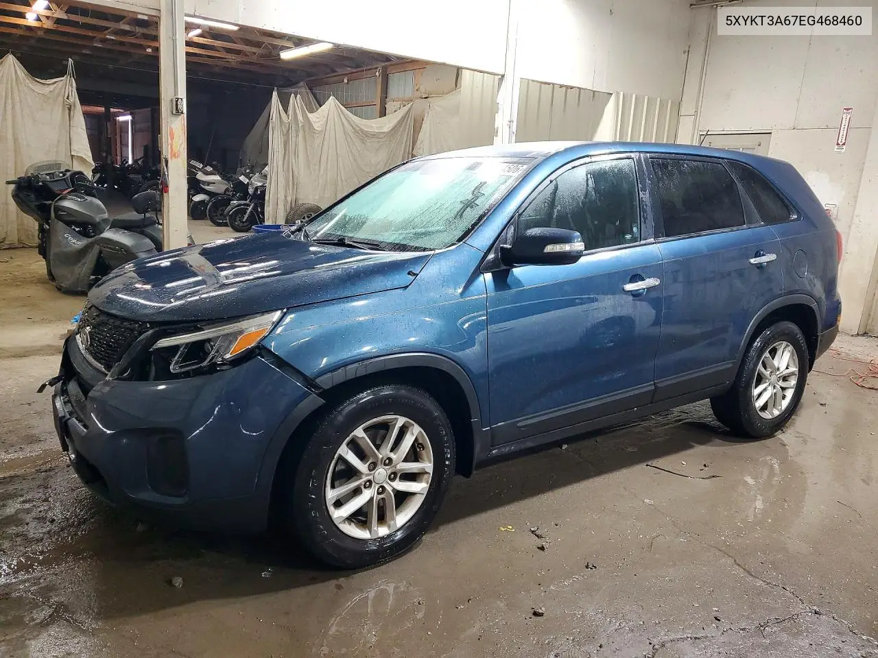 2014 Kia Sorento Lx VIN 5XYKT3A67EG468460 фото 1