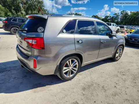 5XYKWDA7XEG449312 — 2014 Kia Sorento, фото 3 с аукциона Copart 20.10.2026, Механические повреждения