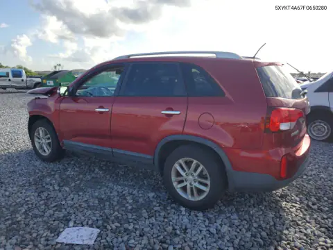 2015 Kia Sorento Lx VIN 5XYKT4A67FG650280 фото 2