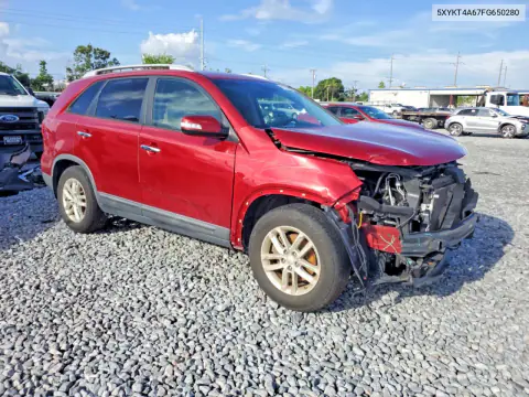 2015 Kia Sorento Lx VIN 5XYKT4A67FG650280 фото 4
