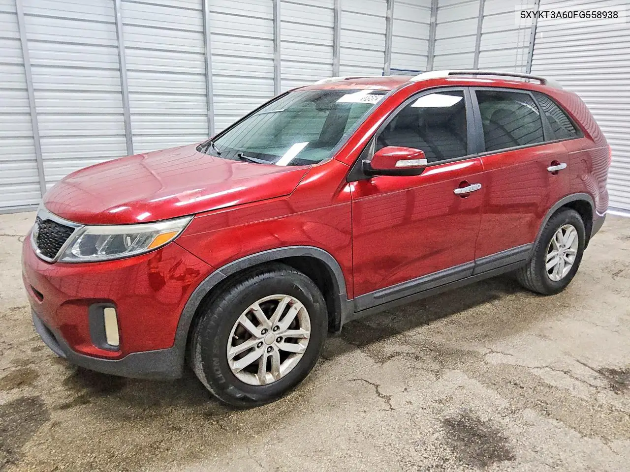 2015 Kia Sorento Lx VIN 5XYKT3A60FG558938 фото 1