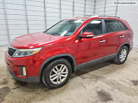 5XYKT3A60FG558938 — 2015 Kia Sorento, Мелкие вмятины и царапины, фото до ремонта