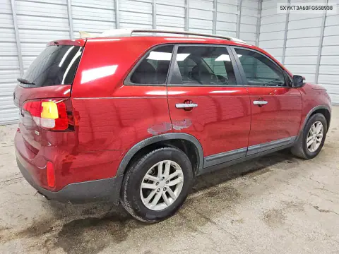 2015 Kia Sorento Lx VIN 5XYKT3A60FG558938 фото 3