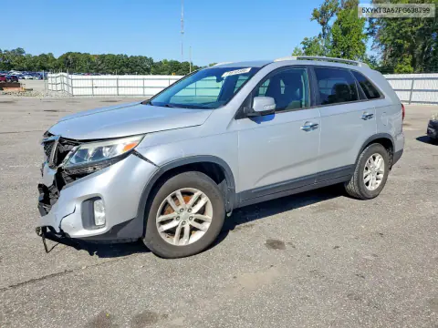 5XYKT3A67FG638799 — 2015 Kia Sorento, Передняя часть, фото до ремонта