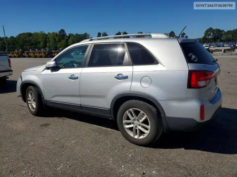2015 Kia Sorento Lx VIN 5XYKT3A67FG638799 фото 2
