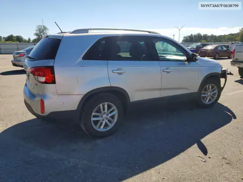 2015 Kia Sorento Lx VIN 5XYKT3A67FG638799 фото 3