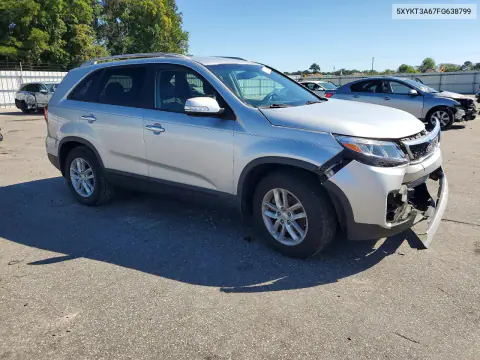 2015 Kia Sorento Lx VIN 5XYKT3A67FG638799 фото 4