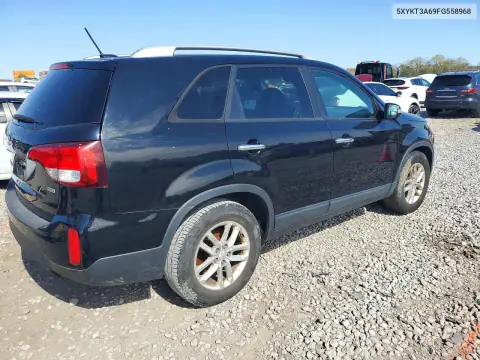 2015 Kia Sorento Lx VIN 5XYKT3A69FG558968 фото 3