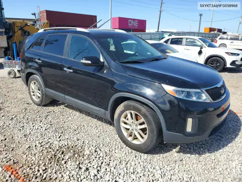 2015 Kia Sorento Lx VIN 5XYKT3A69FG558968 фото 4