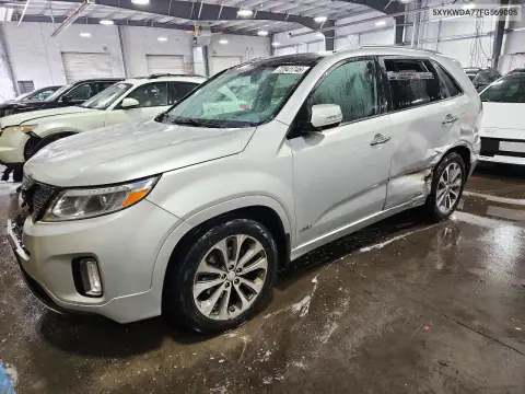 5XYKWDA77FG569005 — 2015 Kia Sorento, Боковая часть, фото до ремонта